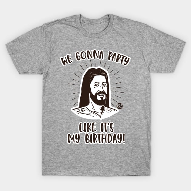 BIRTHDAY PARTY JESUS T-Shirt by toddgoldmanart